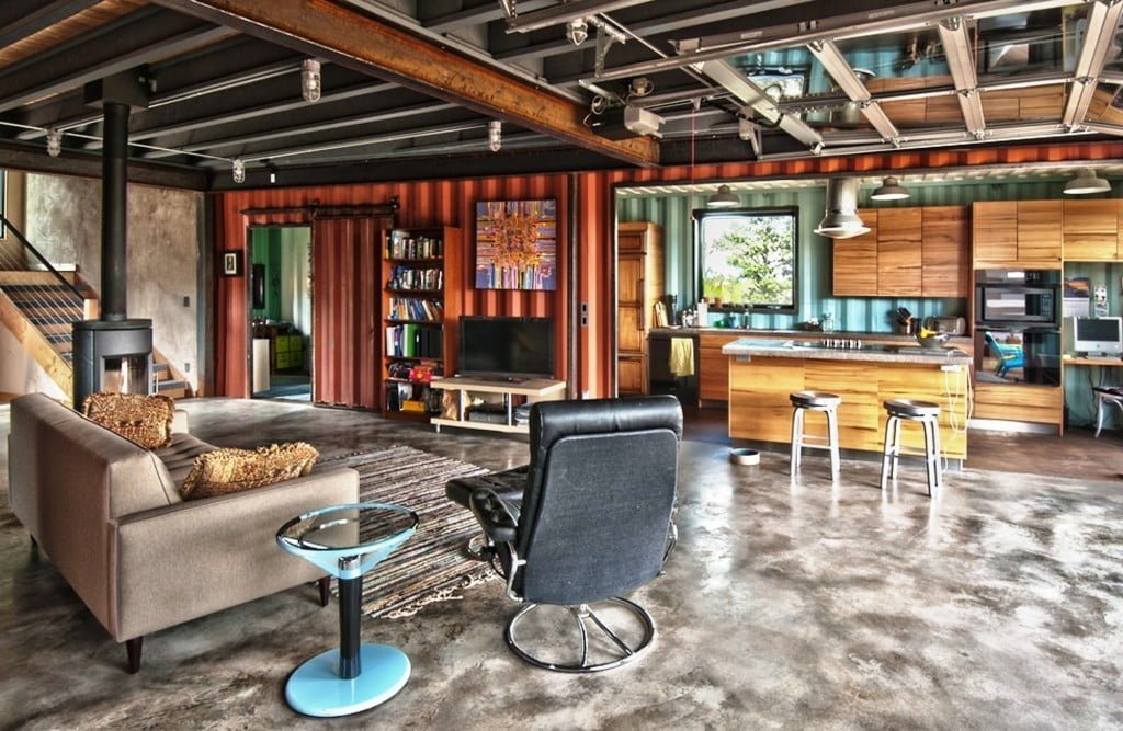 Industrial Family Room