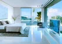 Stunning White Home Interiors with Light Color Floors