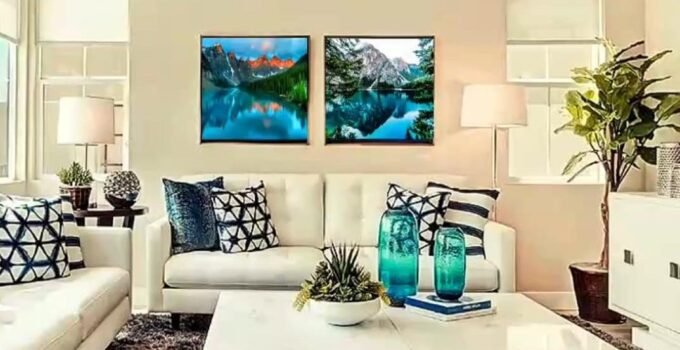<strong>Pictures above Sofa – Quick Living Room Décor Metamorphosis</strong>