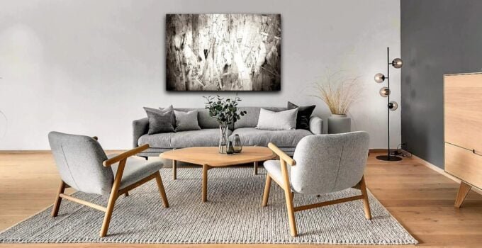 <strong>Living Rooms in Gray, White, and … Wood</strong>