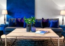 <strong>Blue in Stylish Living Rooms designed for Relaxation</strong>