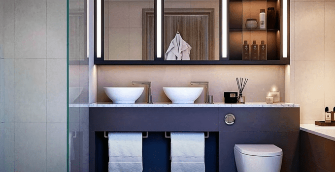 <strong>Modern Bathroom Design Ideas with Wooden Accents</strong>