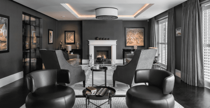 How to brighten up a living room furnished with dark furniture?