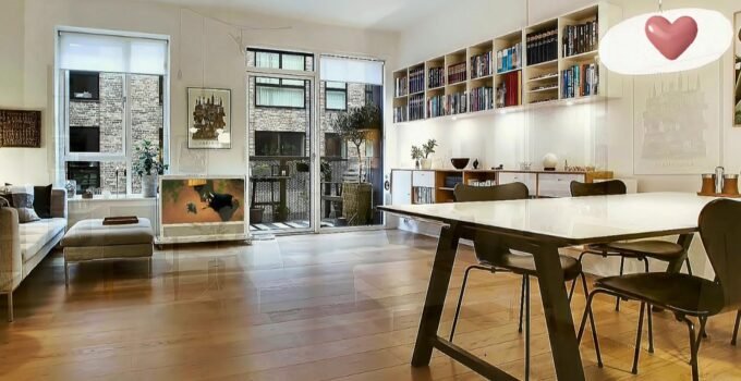 INSIDE of TWO-LEVELS APARTMENT with SIMPLE but FLAWLESS design