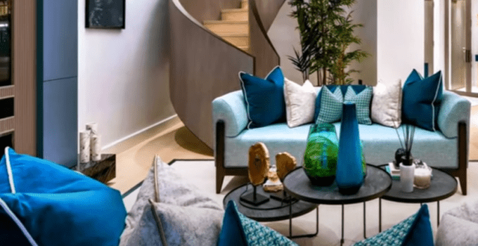 Blue home interior makes a difference – a trendy color