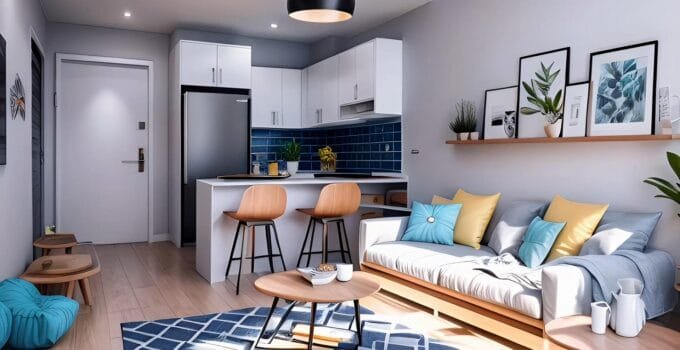 Cute Small Apartments, Creative Design Ideas, #33