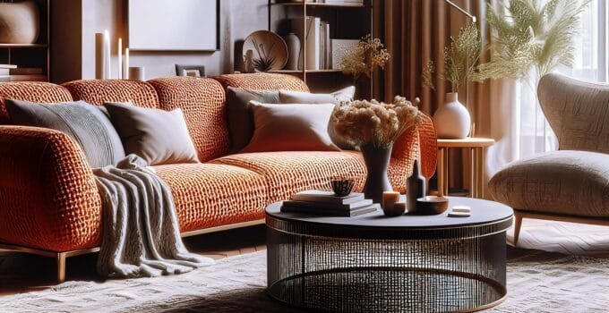 Modern Elegance: Living Rooms – Add texture with Bouclé fabric