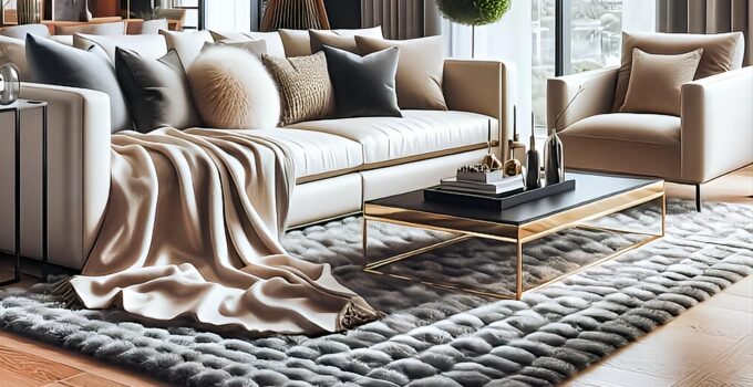 Textiles create COZINESS and WARMTH in the Living Room