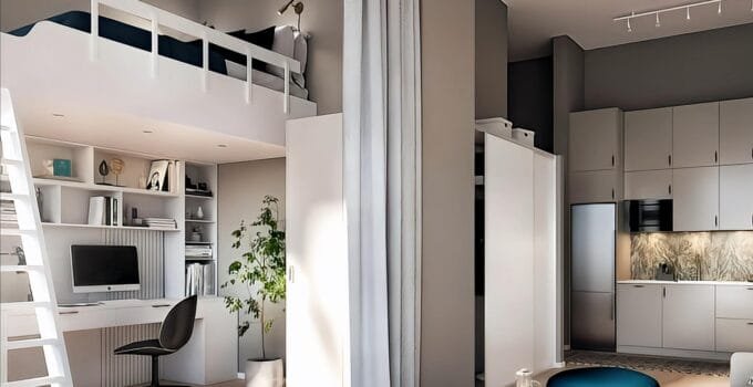 Maximizing Space: A Lofted Studio Apartment Tour