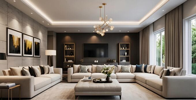 U-Shaped Seating Area: The Pinnacle of Living Room Comfort