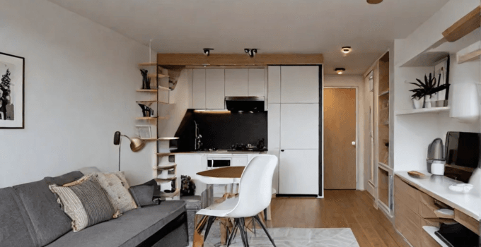 Cute Small Apartments, Tiny Interiors under 400 sq ft (37 sq m), #4