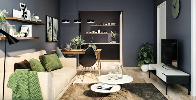 Cute Small Apartments, Tiny Interiors under 400 sq ft (37 sq m), #7