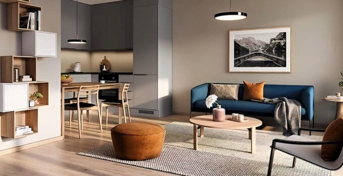 Cute Small Apartments, Creative Design Ideas, #58