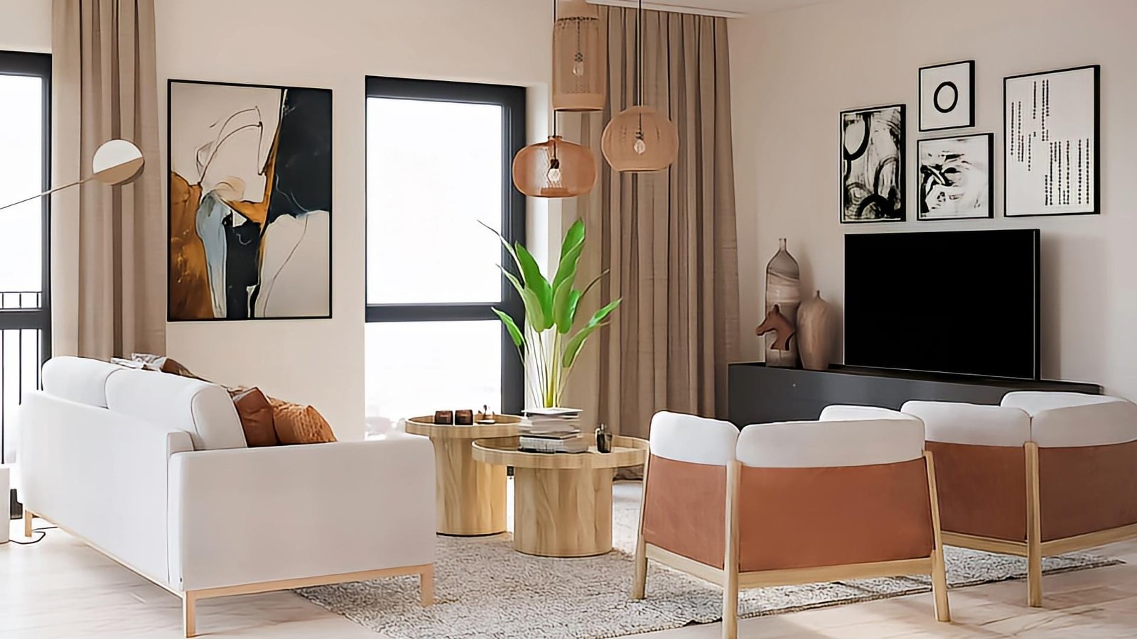 Modern Living Room Design for Limited Spaces #12