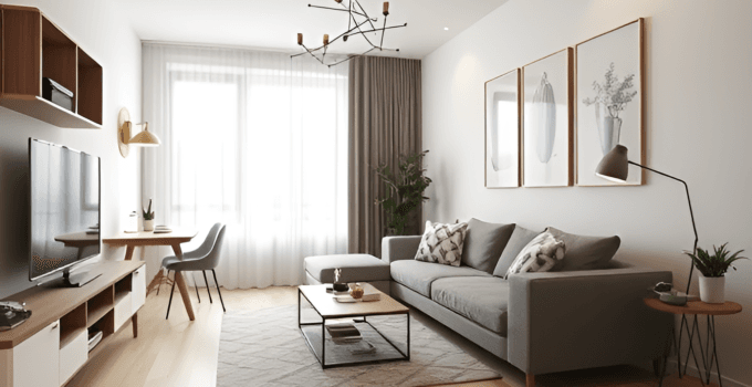 Cute Small Apartments, Tiny Interiors under 400 sq ft (37 sq m), #10