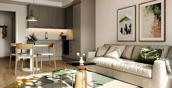 Cute Small Apartments, Tiny Interiors under 400 sq ft (37 sq m), #13