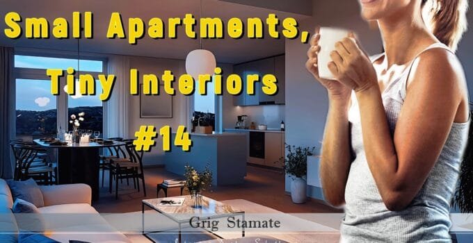 Cute Small Apartments, Tiny Interiors under 400 sq ft (37 sq m), #14