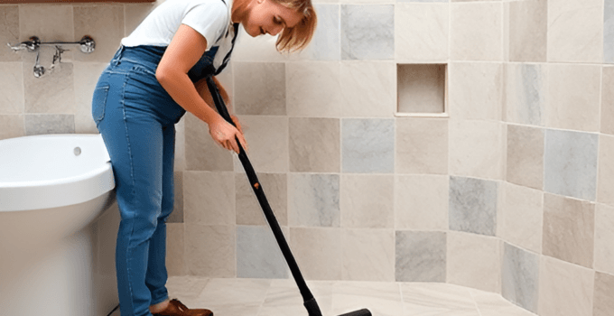 How to Get Ugly Dark Grout Completely Clean Again