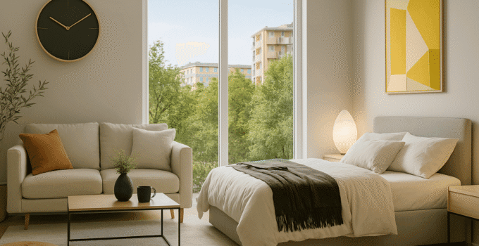 Small Space Magic: 50 Amazing Studio Apartment Design Ideas #9