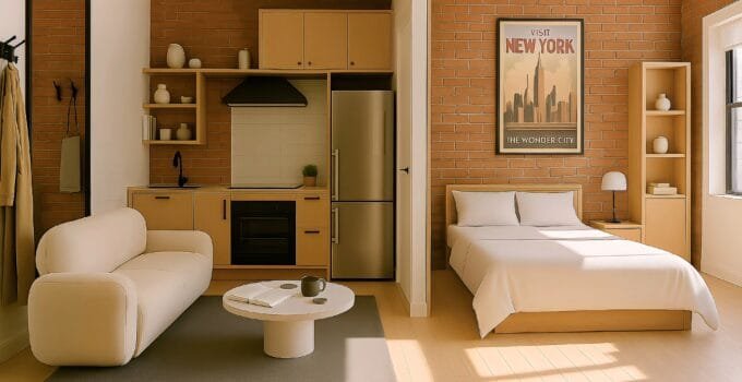 Narrow and Small NYC style Apartments that Fit Everything