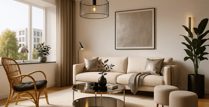 From Dull to Dazzling: Luxe Metallic Touches for Small Spaces From Dull to Dazzling: Luxe Metallic Touches for Small Spaces